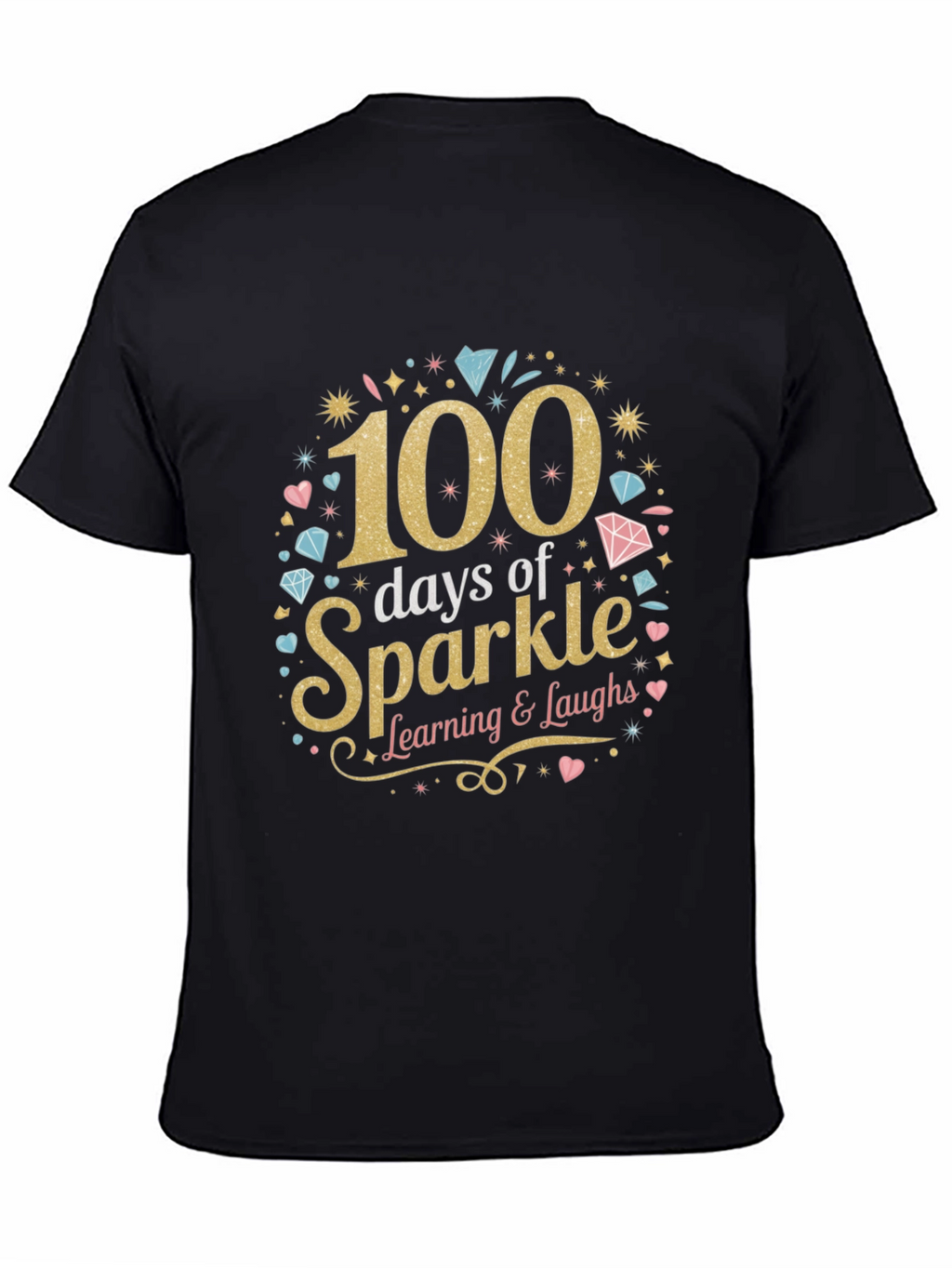 100 Days of Sparkle T-Shirt Learning Tee