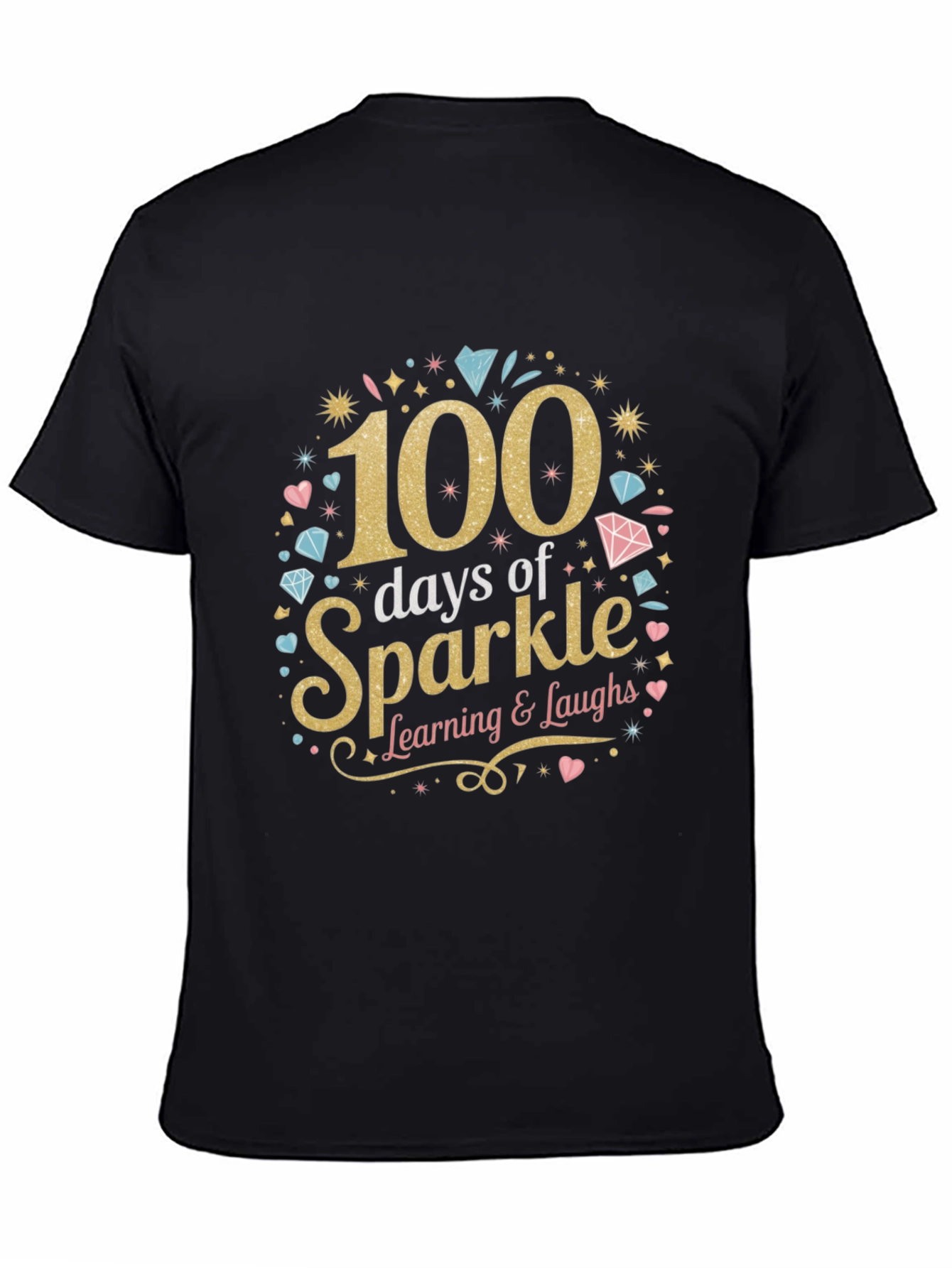 100 Days of Sparkle T-Shirt Learning Tee