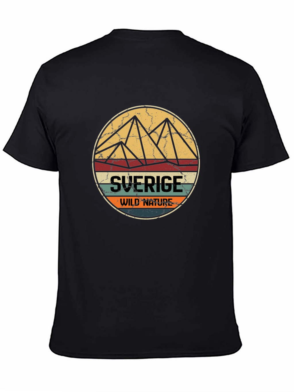 Sverige Wild Nature T-Shirt - Black
