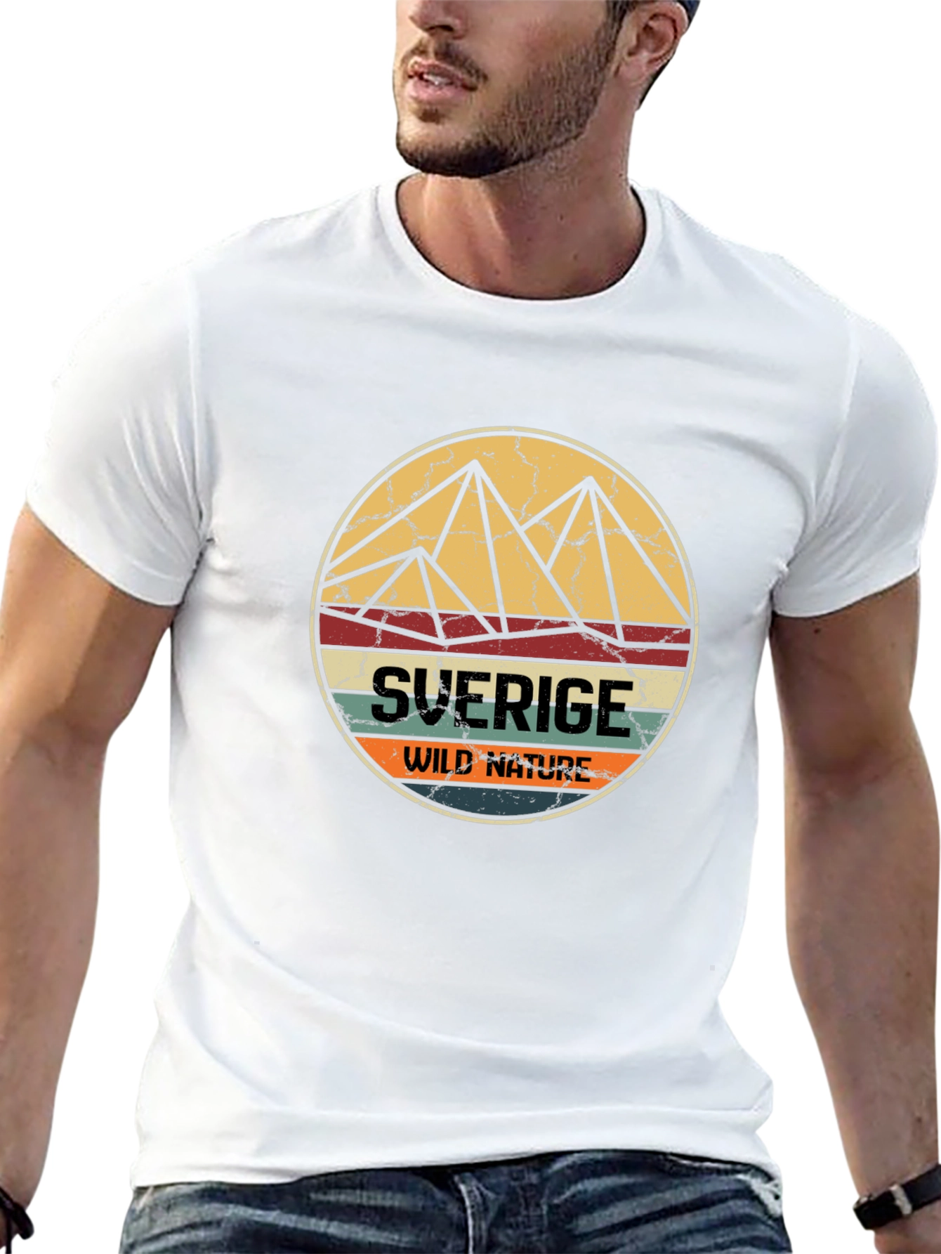Sverige Wild Nature T-Shirt - Black