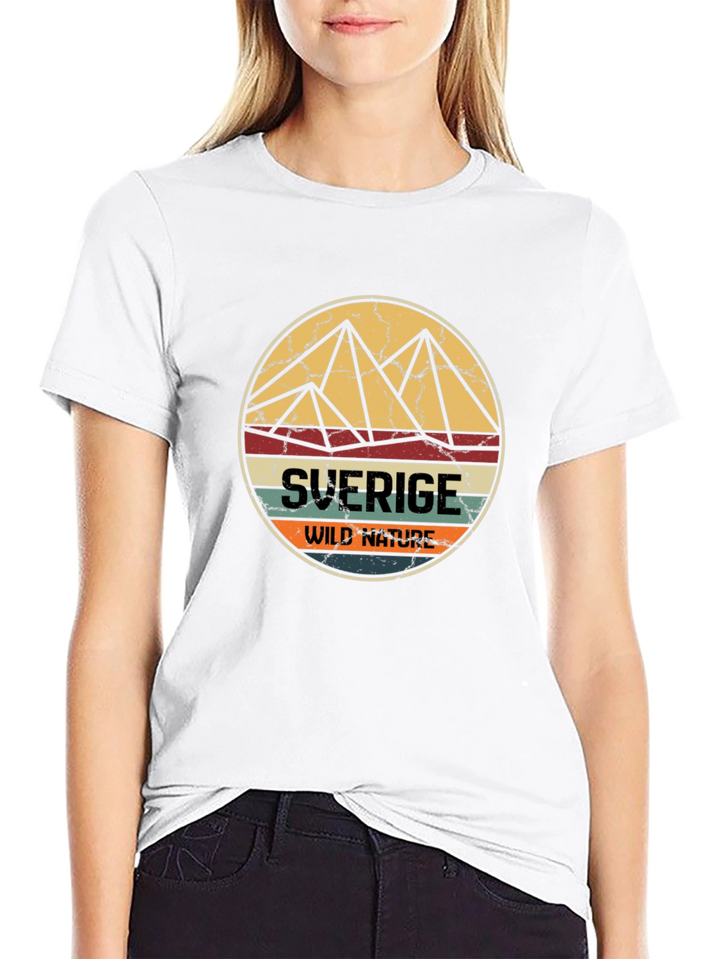 Sverige Wild Nature T-Shirt - Black