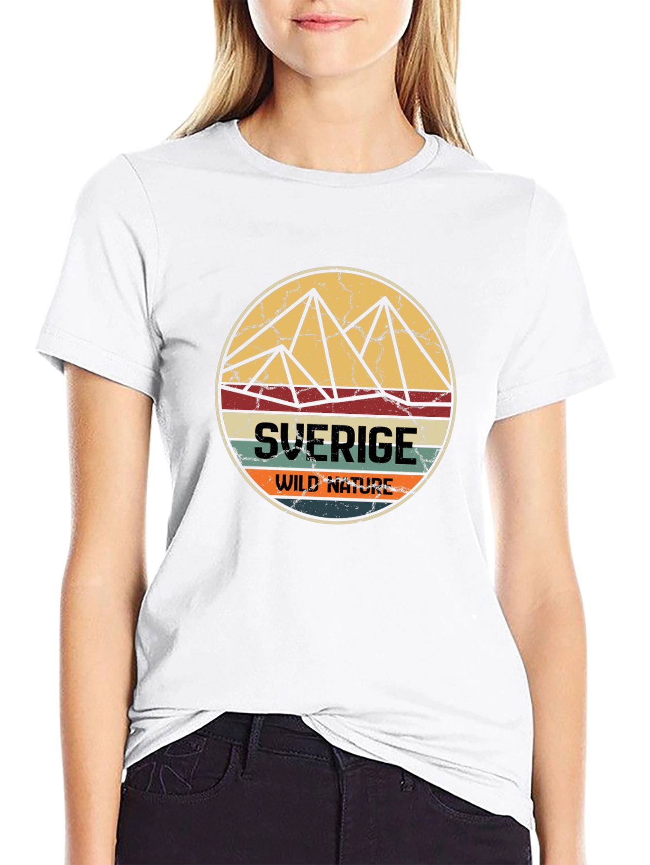 Sverige Wild Nature T-Shirt - Black