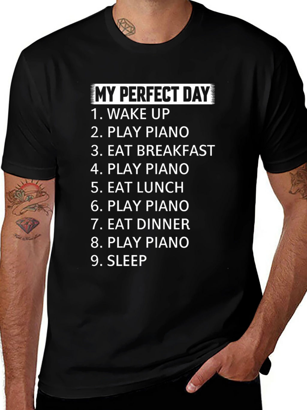 My Perfect Day Piano T-Shirt