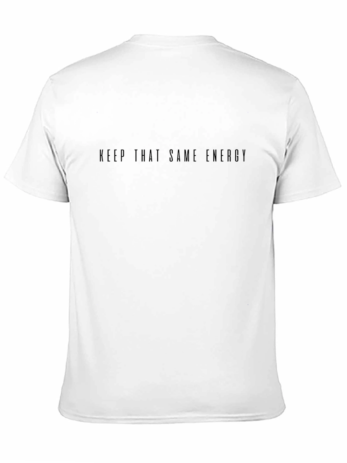 Keep That Same Energy Black Crew Neck T-Shirt