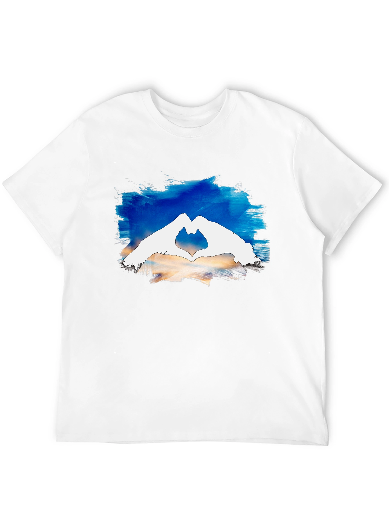 Heart Hands Graphic Tee - Black