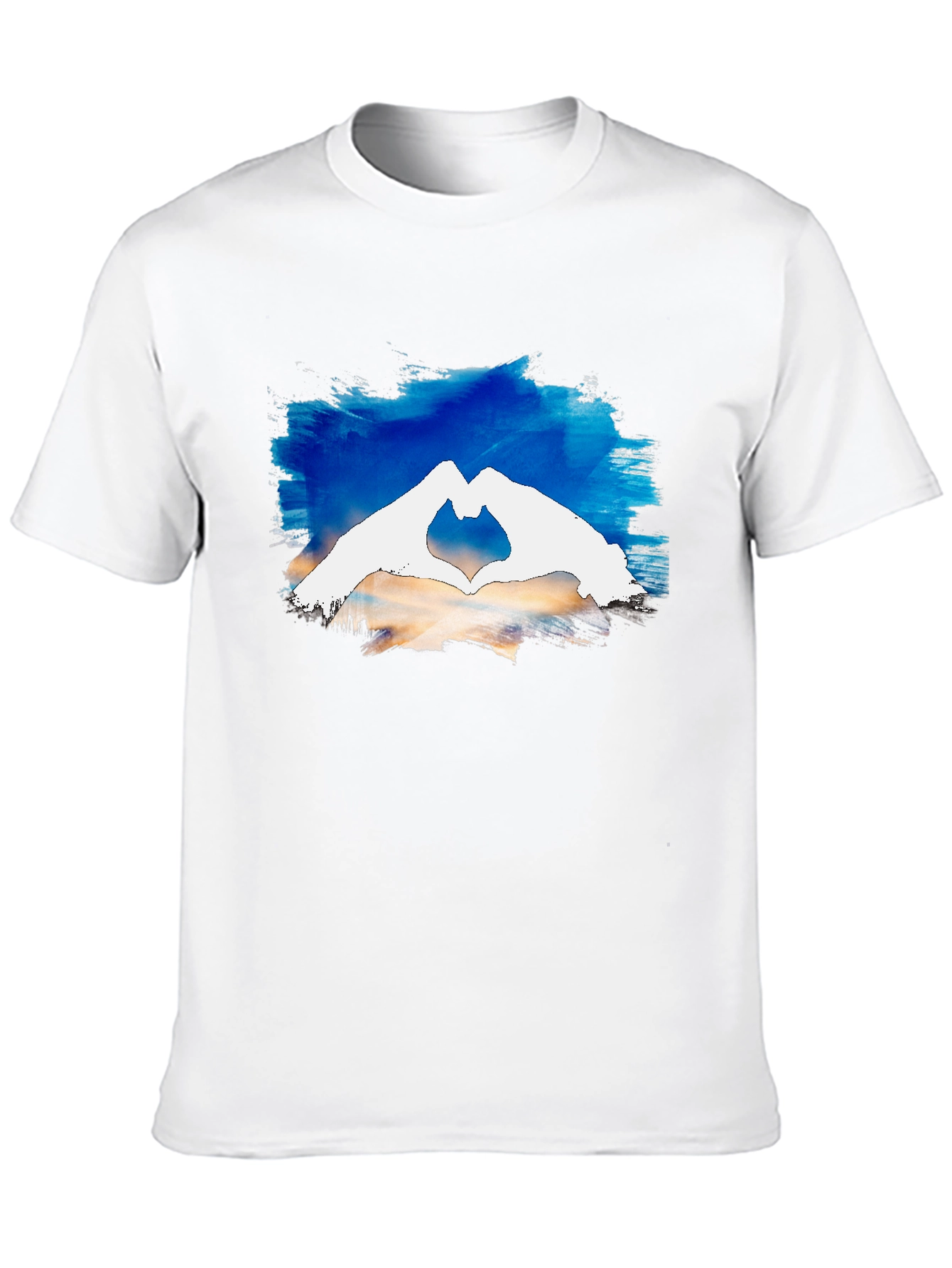 Heart Hands Graphic Tee - Black
