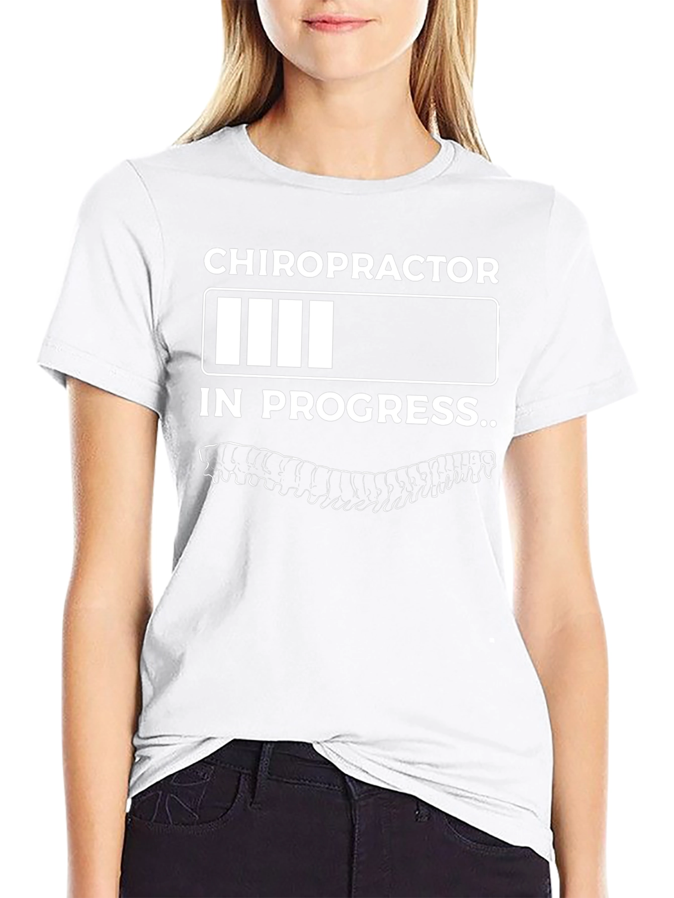 Chiropractor In Progress Funny T-Shirt