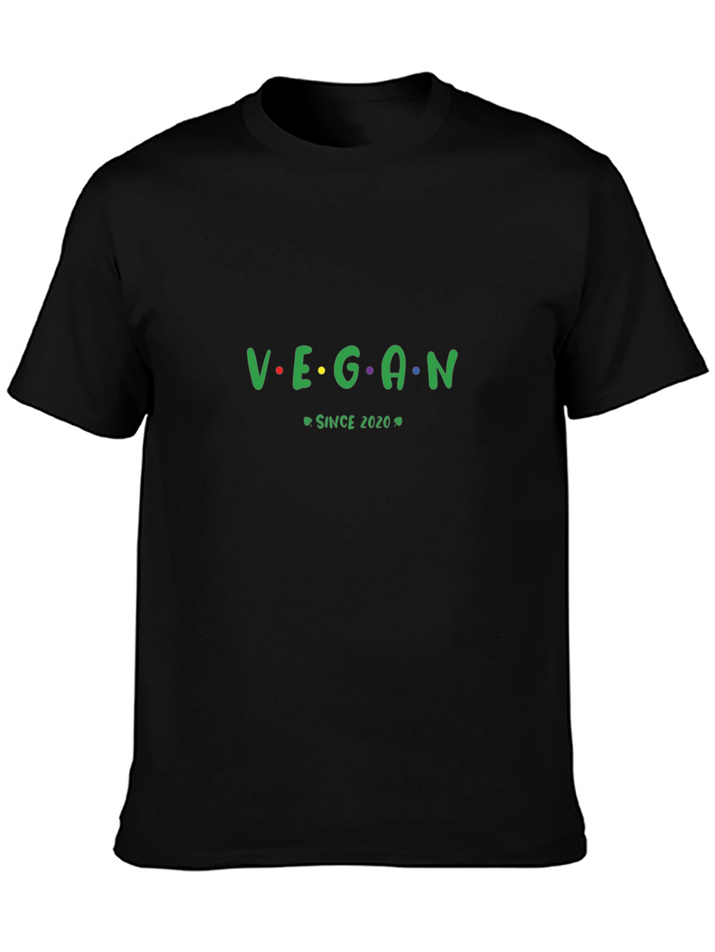 Vegan Since 2020 Black T-Shirt