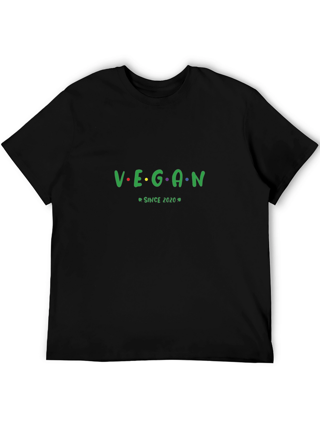 Vegan Since 2020 Black T-Shirt