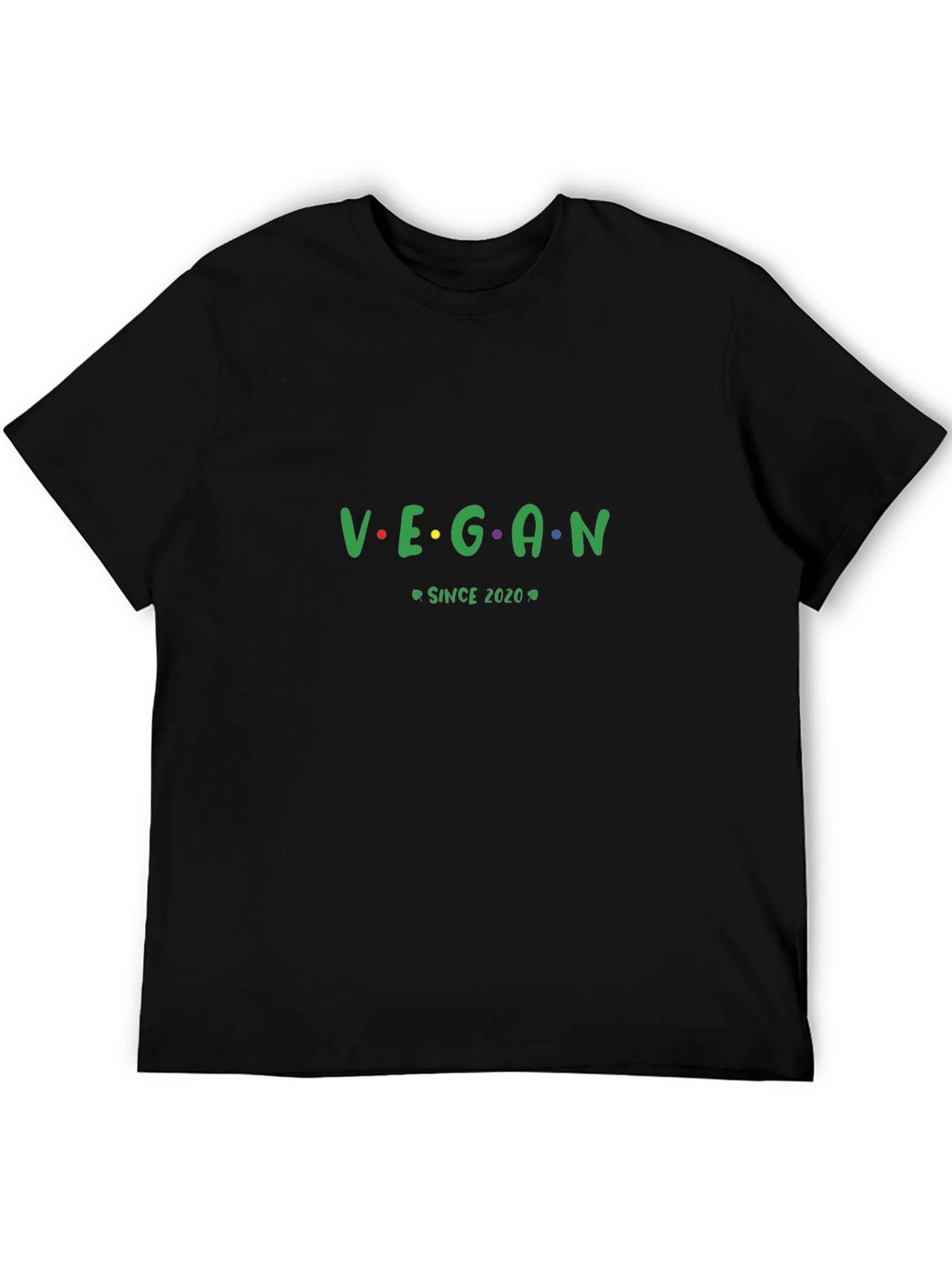 Vegan Since 2020 Black T-Shirt