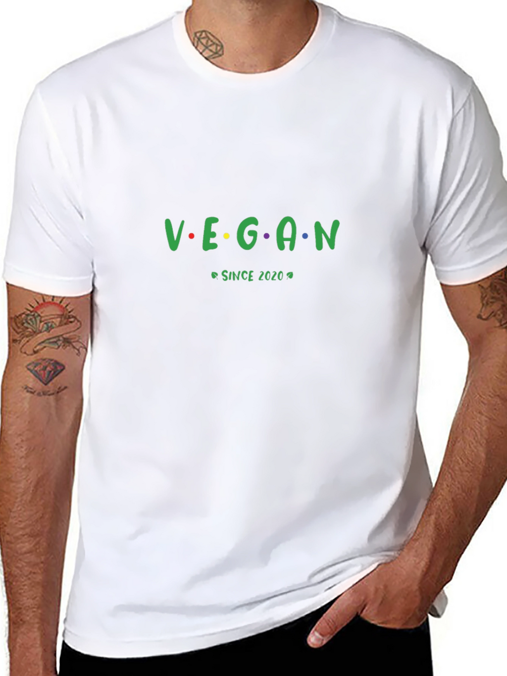 Vegan Since 2020 Black T-Shirt