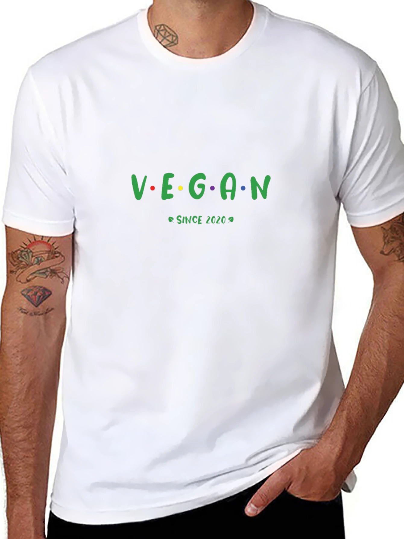 Vegan Since 2020 Black T-Shirt