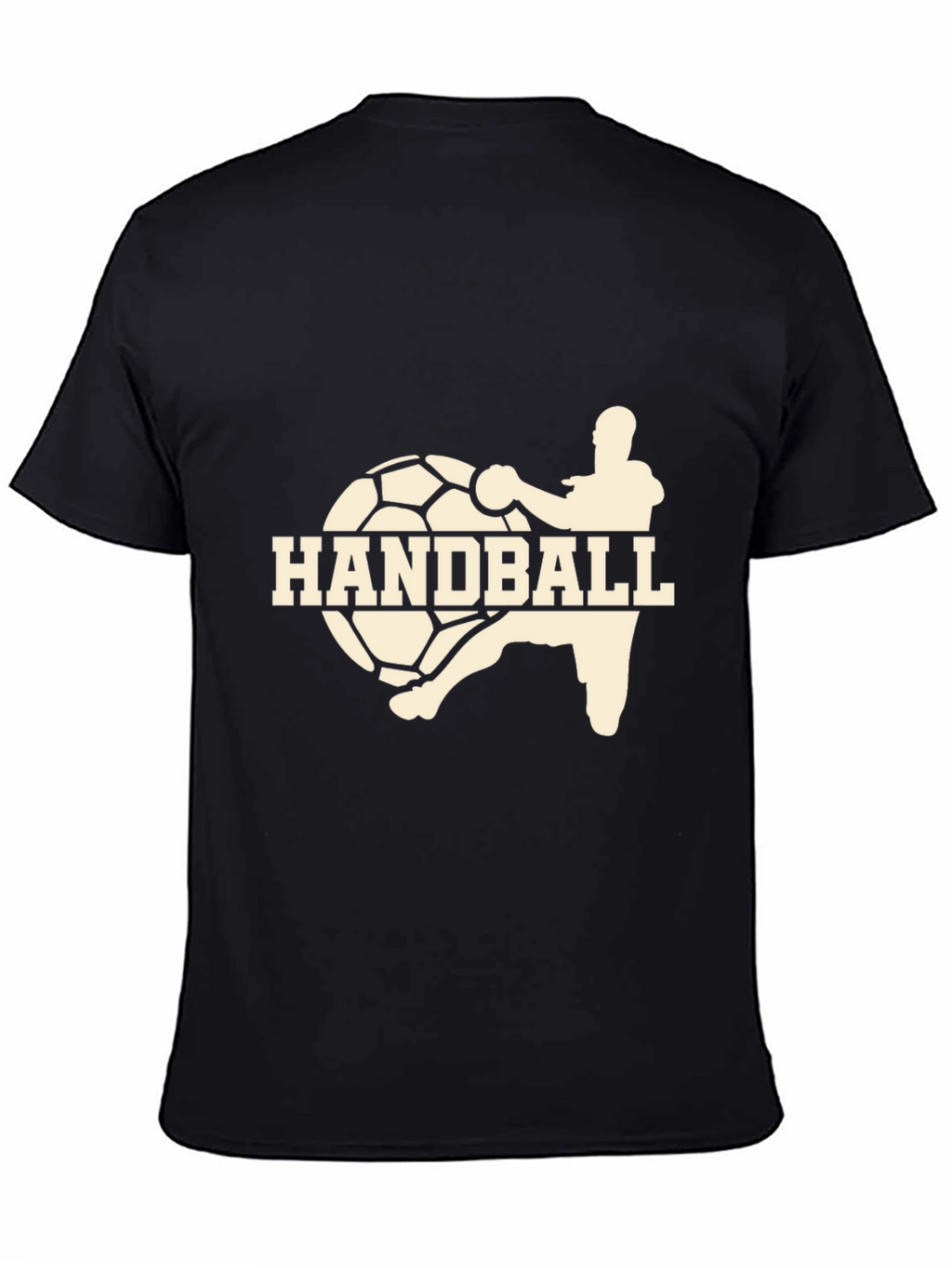 Handball Player Graphic Tee - Sporty Casual Style
