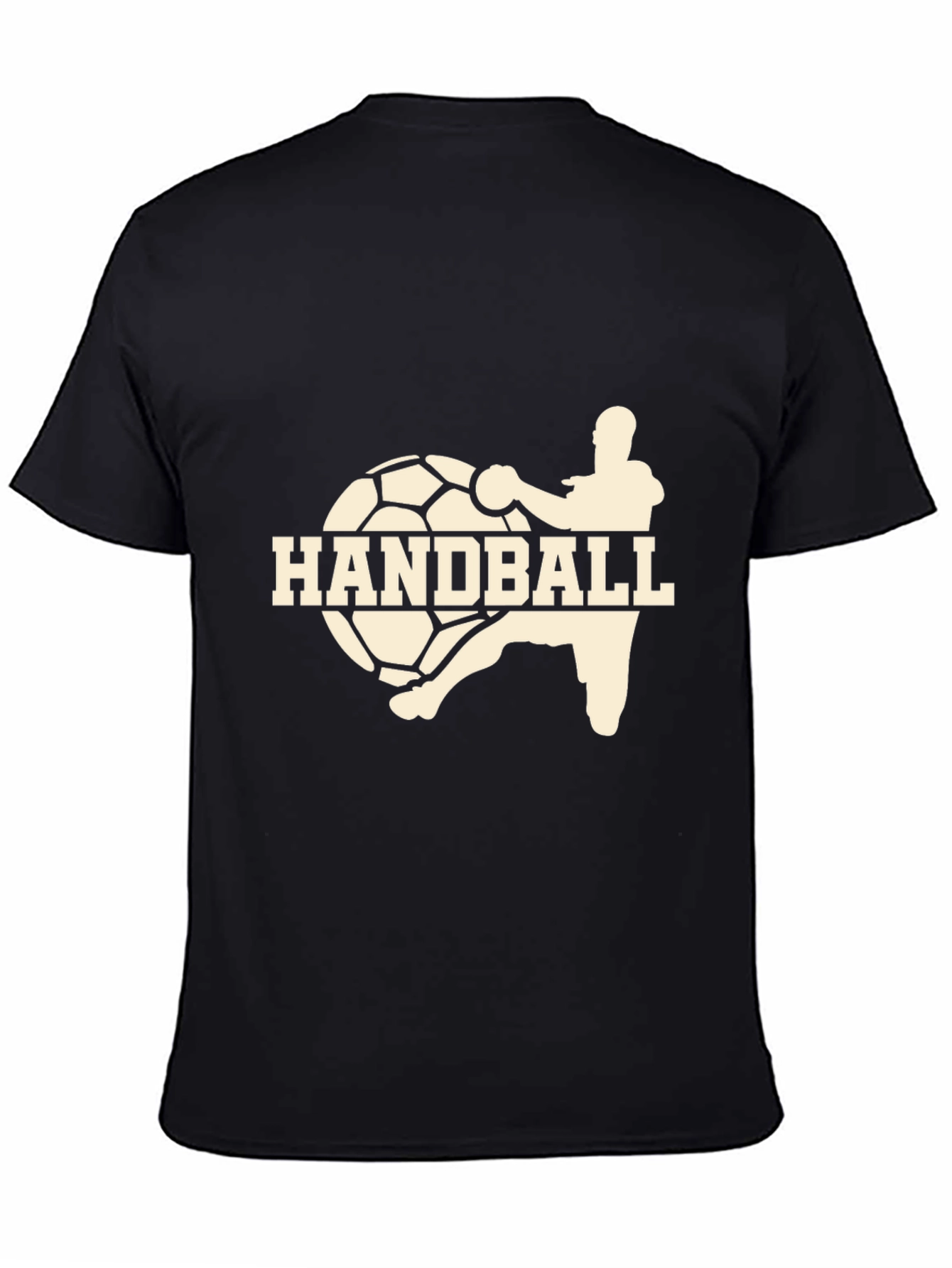 Handball Player Graphic Tee - Sporty Casual Style