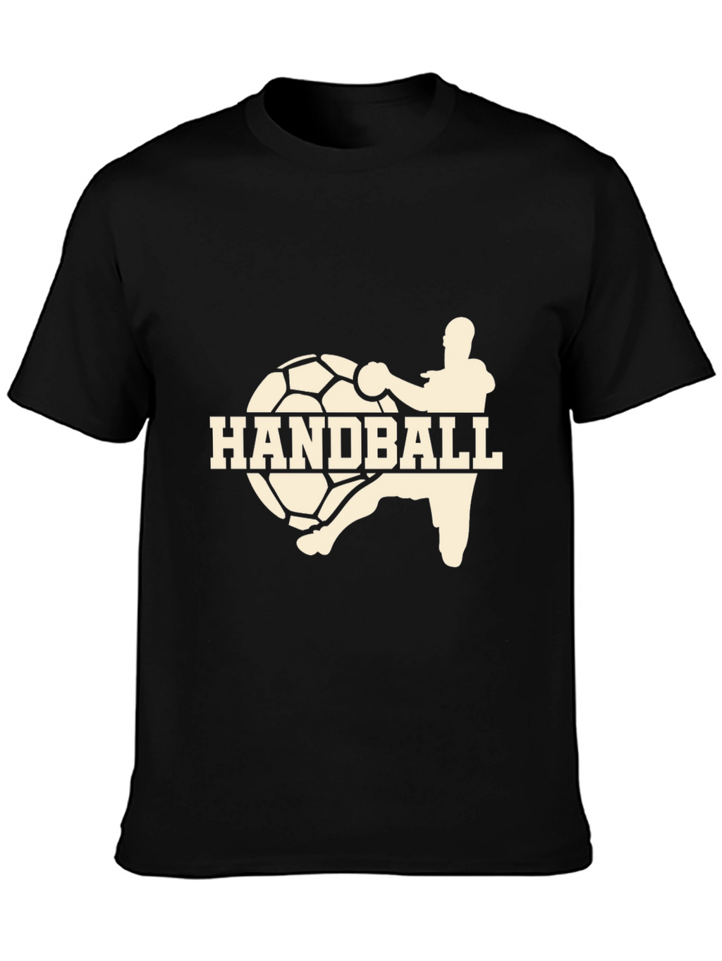 Handball Player Graphic Tee - Sporty Casual Style