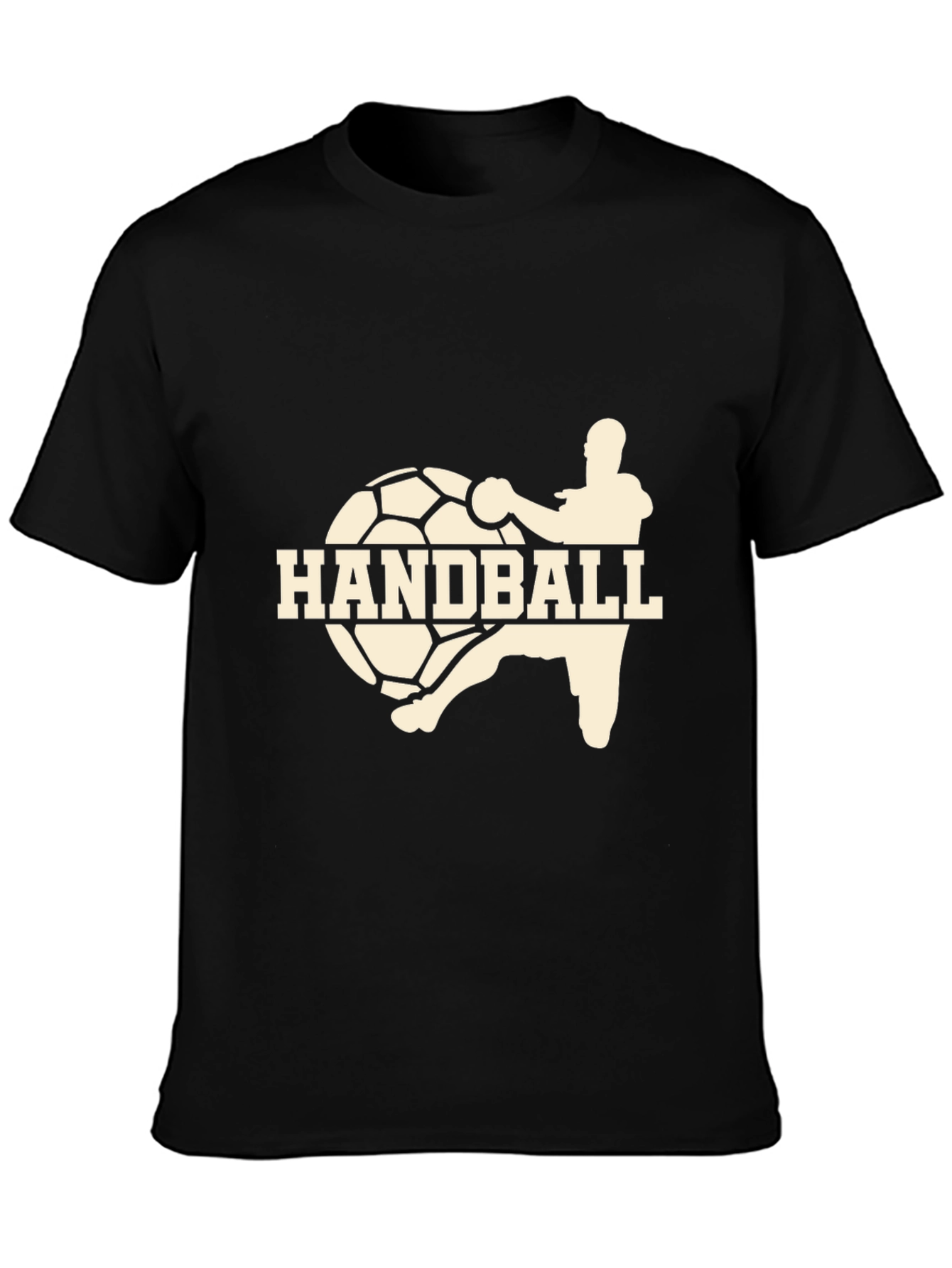 Handball Player Graphic Tee - Sporty Casual Style