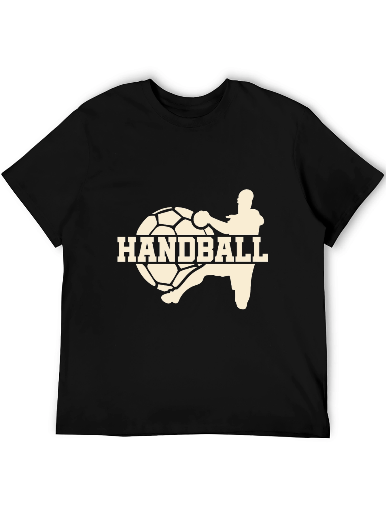 Handball Player Graphic Tee - Sporty Casual Style