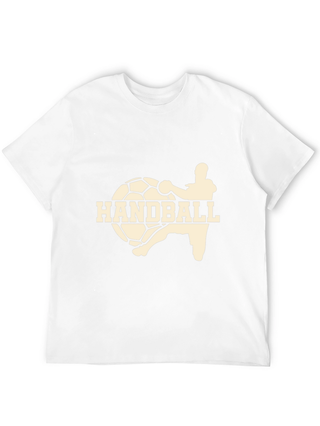 Handball Player Graphic Tee - Sporty Casual Style