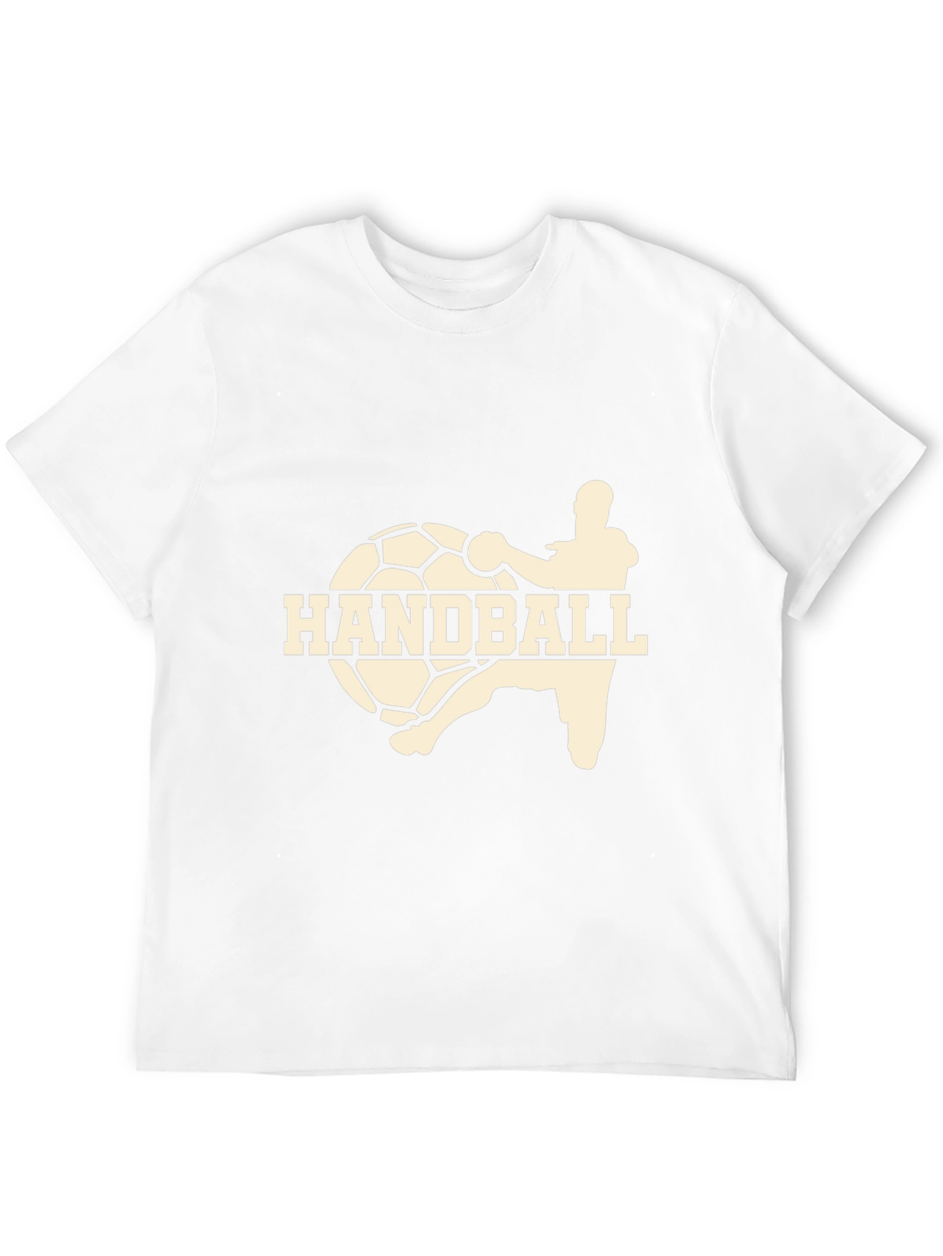 Handball Player Graphic Tee - Sporty Casual Style