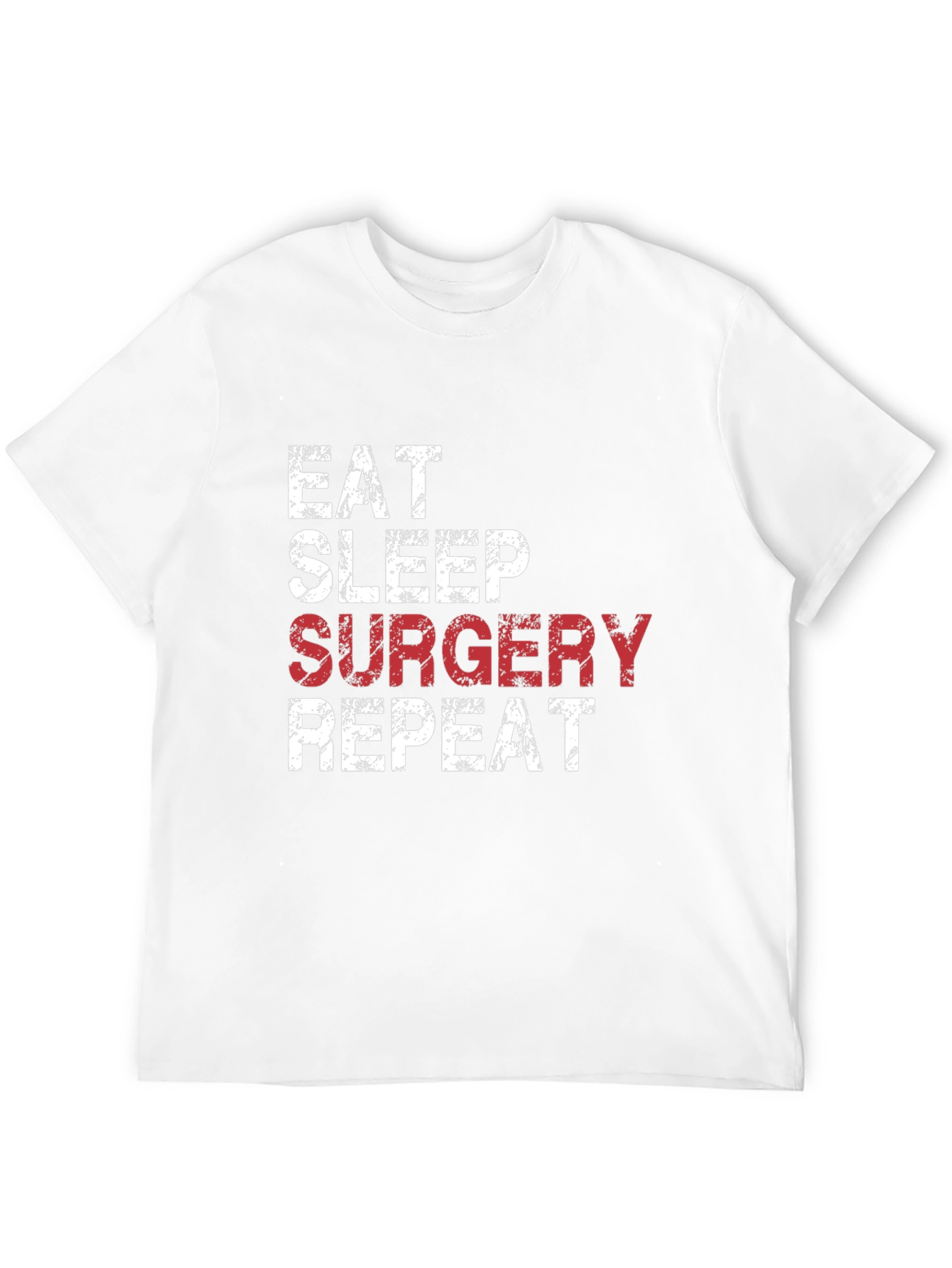 Eat Sleep Surgery Repeat Black T-Shirt