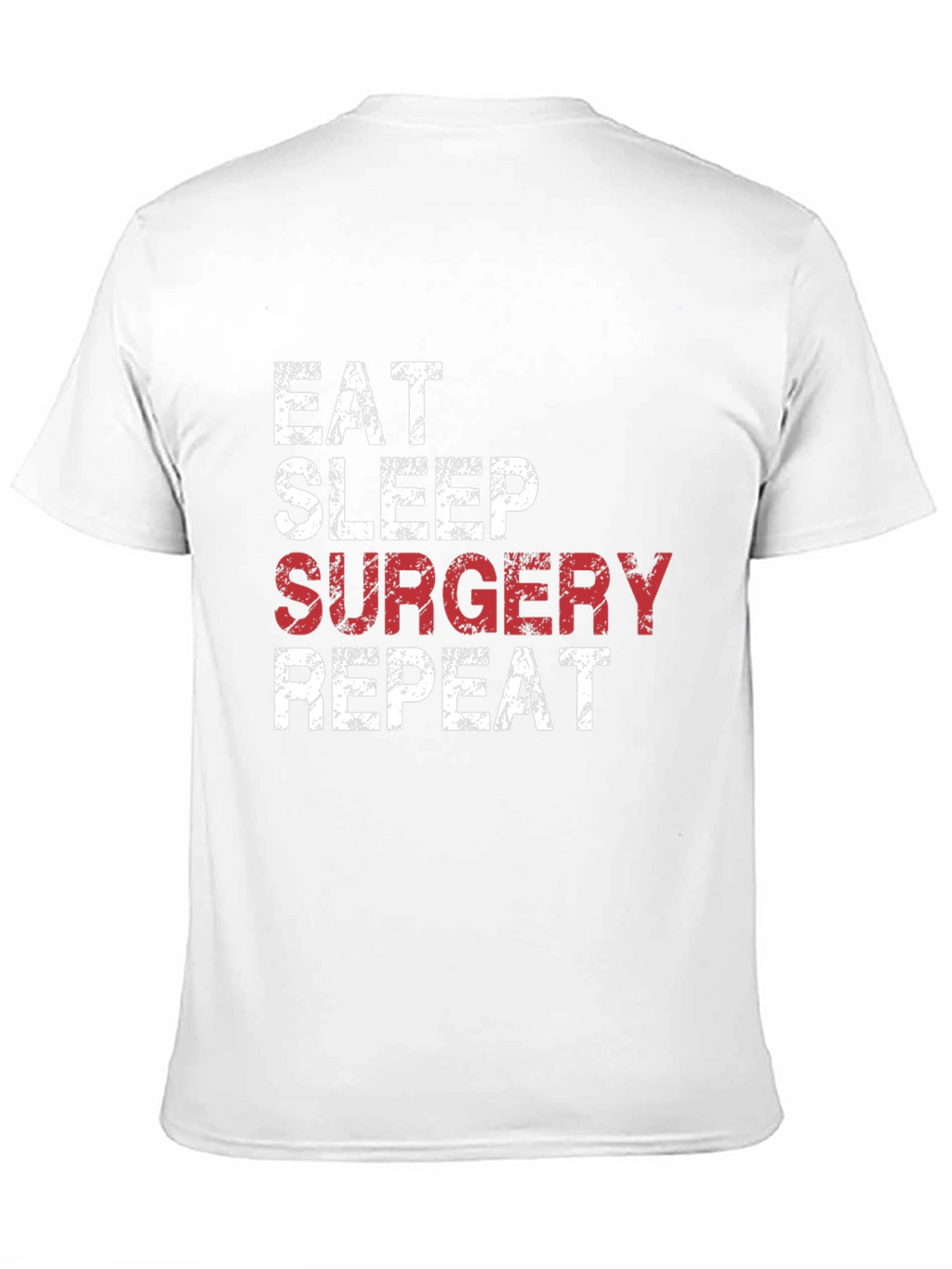 Eat Sleep Surgery Repeat Black T-Shirt
