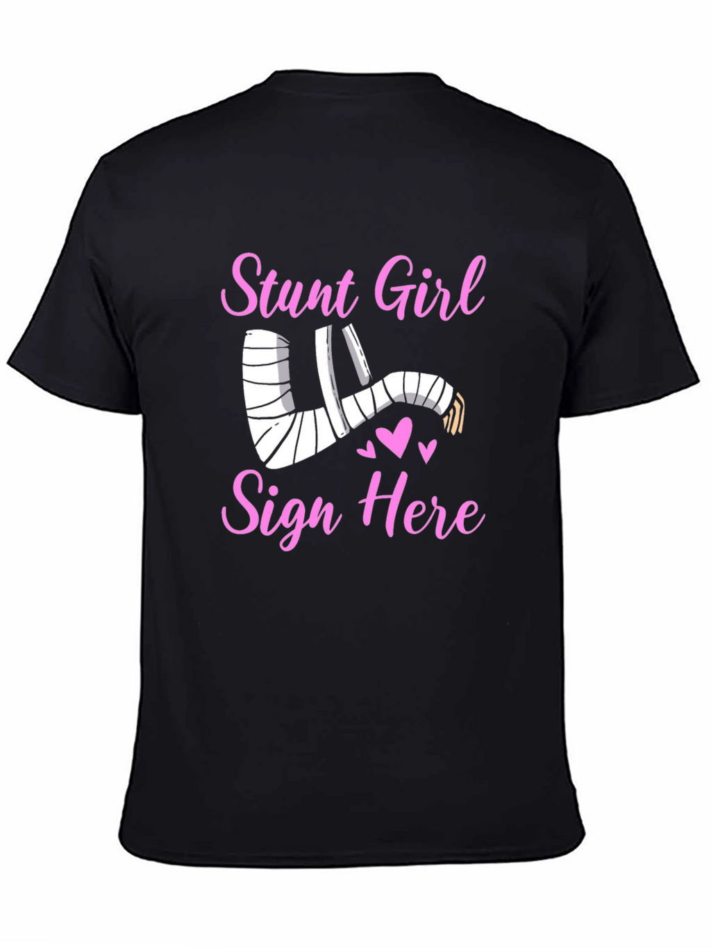 Stunt Girl Injured Arm Cast T-Shirt