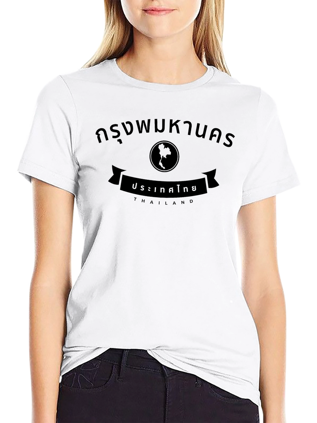Thailand T-Shirt Bangkok Black Graphic Tee
