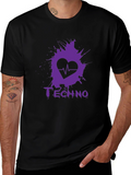 Techno Heartbeat Graphic T-Shirt