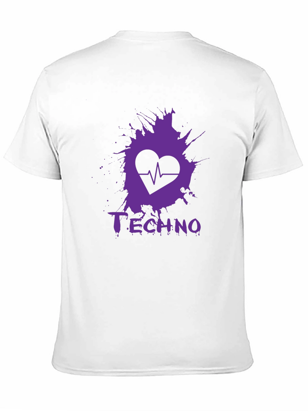 Techno Heartbeat Graphic T-Shirt
