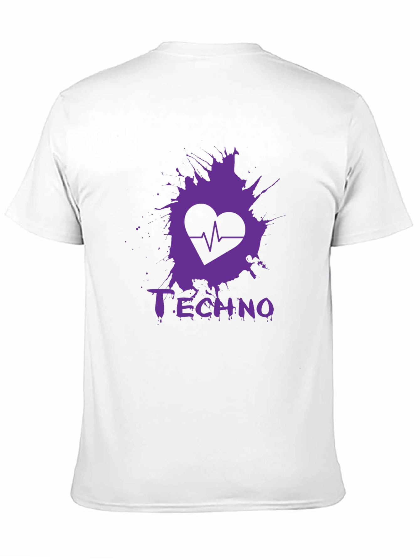 Techno Heartbeat Graphic T-Shirt