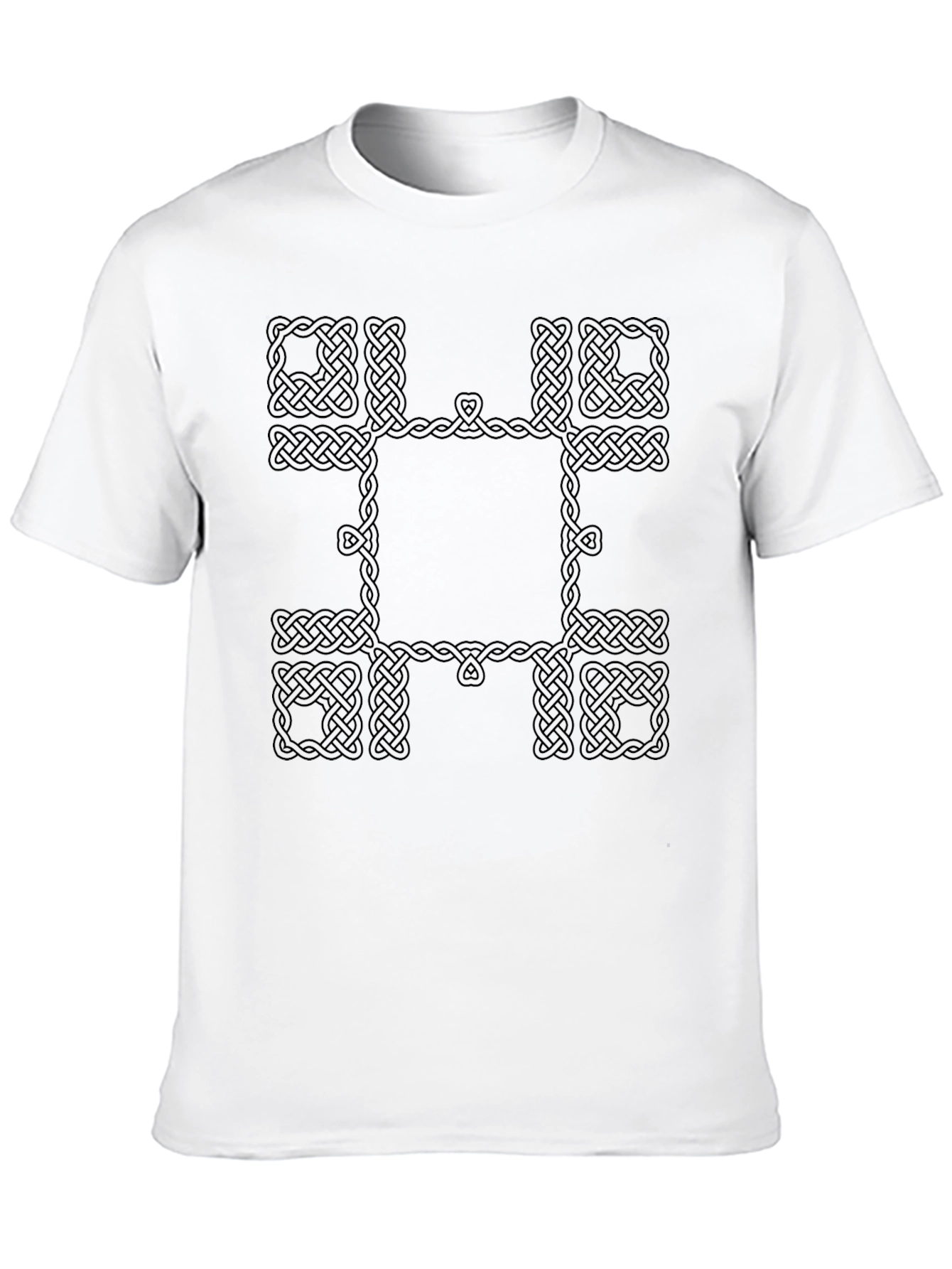 Celtic Knot Graphic Tee - Black