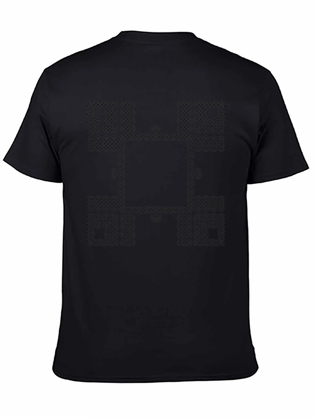 Celtic Knot Graphic Tee - Black