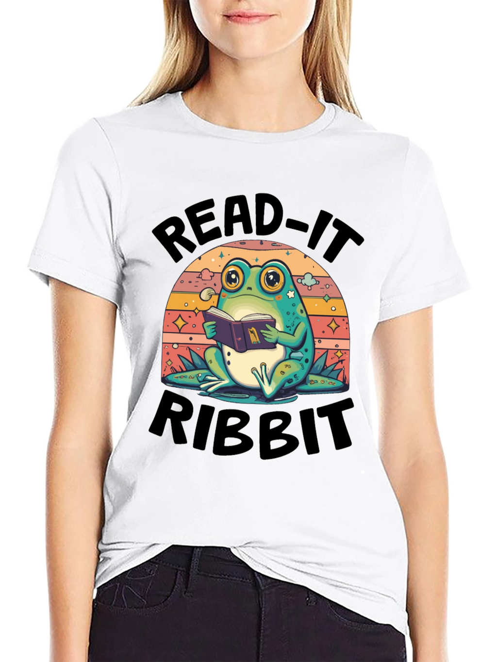 Read It Ribbit Frog T-Shirt