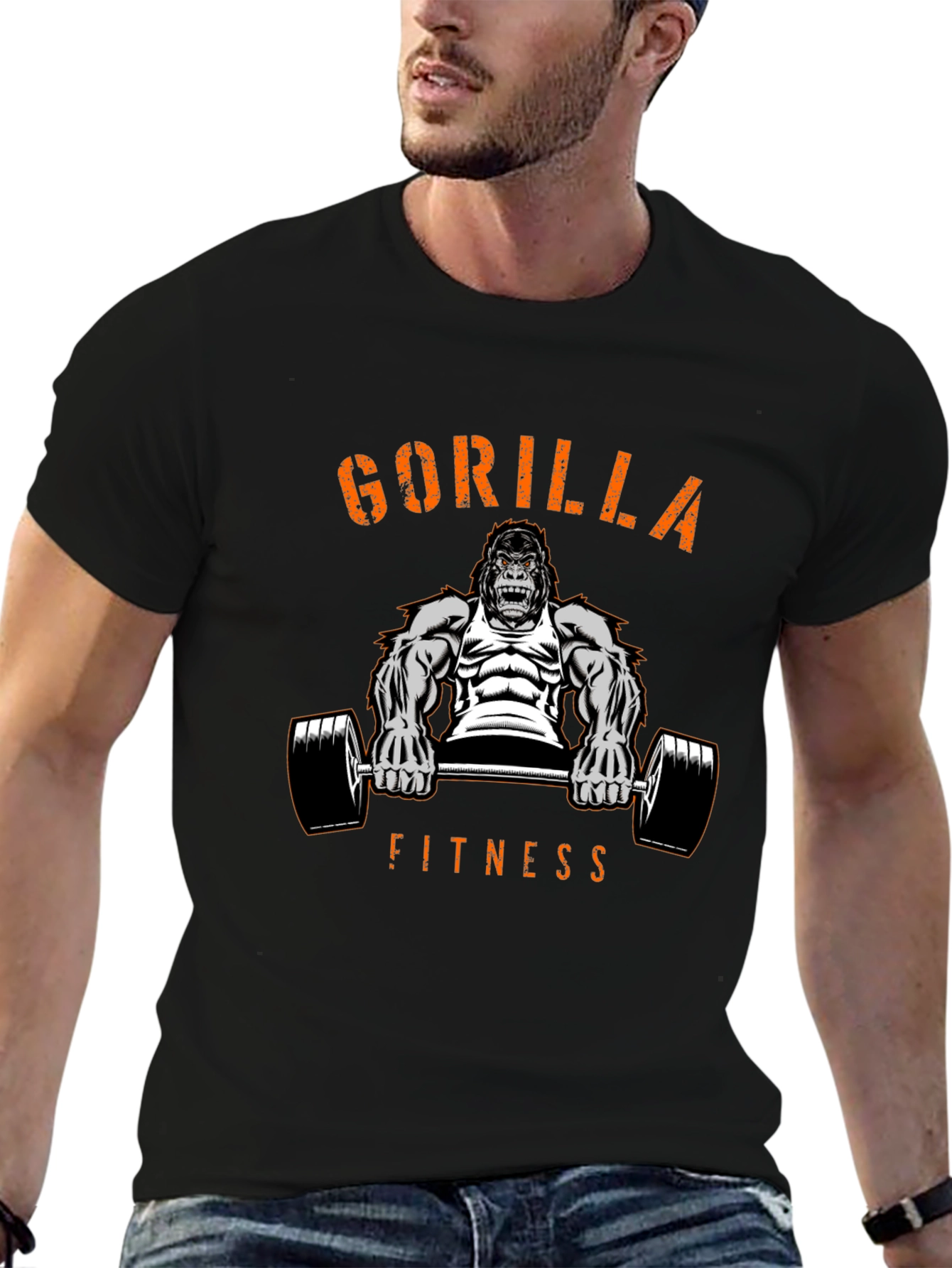 Gorilla Fitness Black T-Shirt