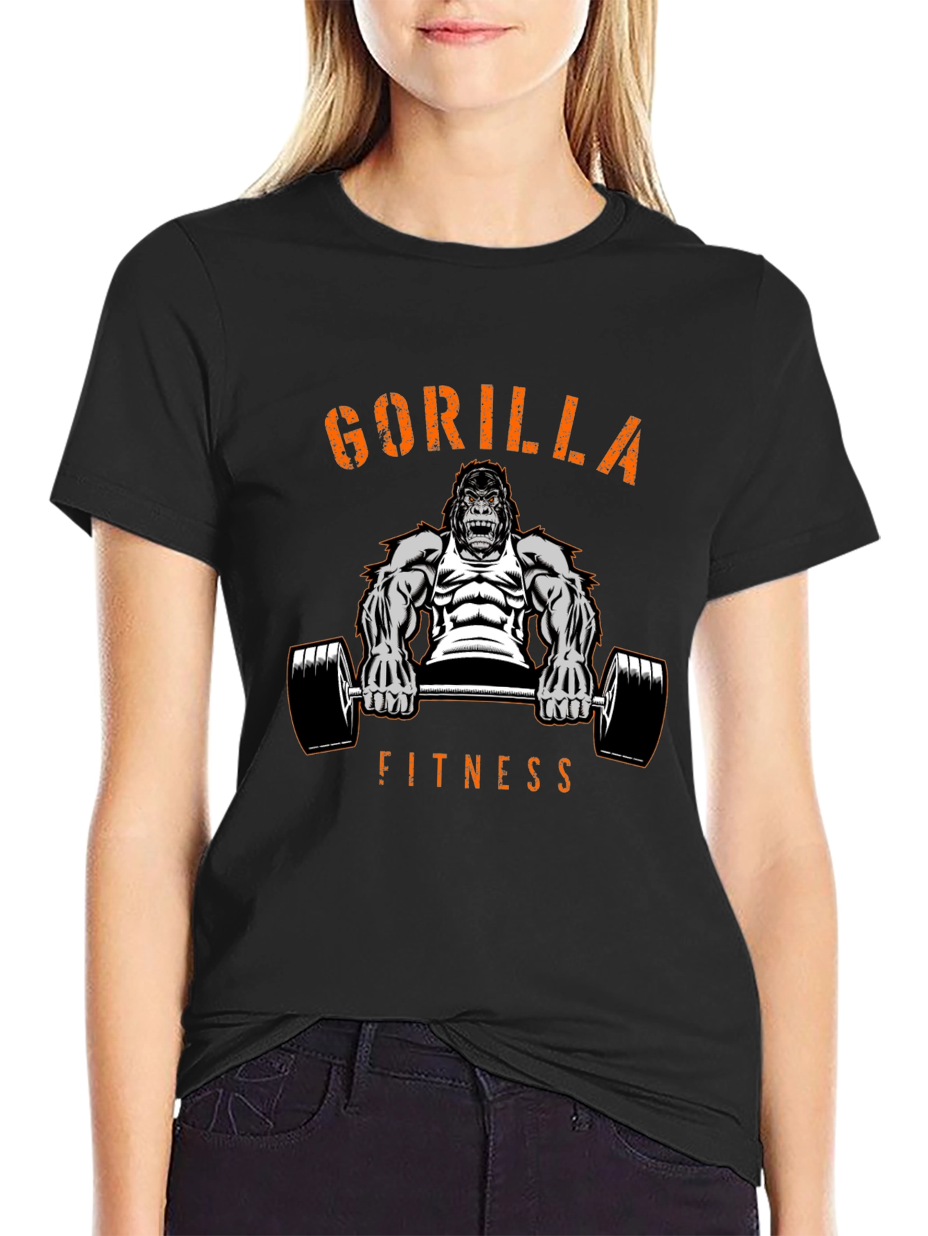 Gorilla Fitness Black T-Shirt