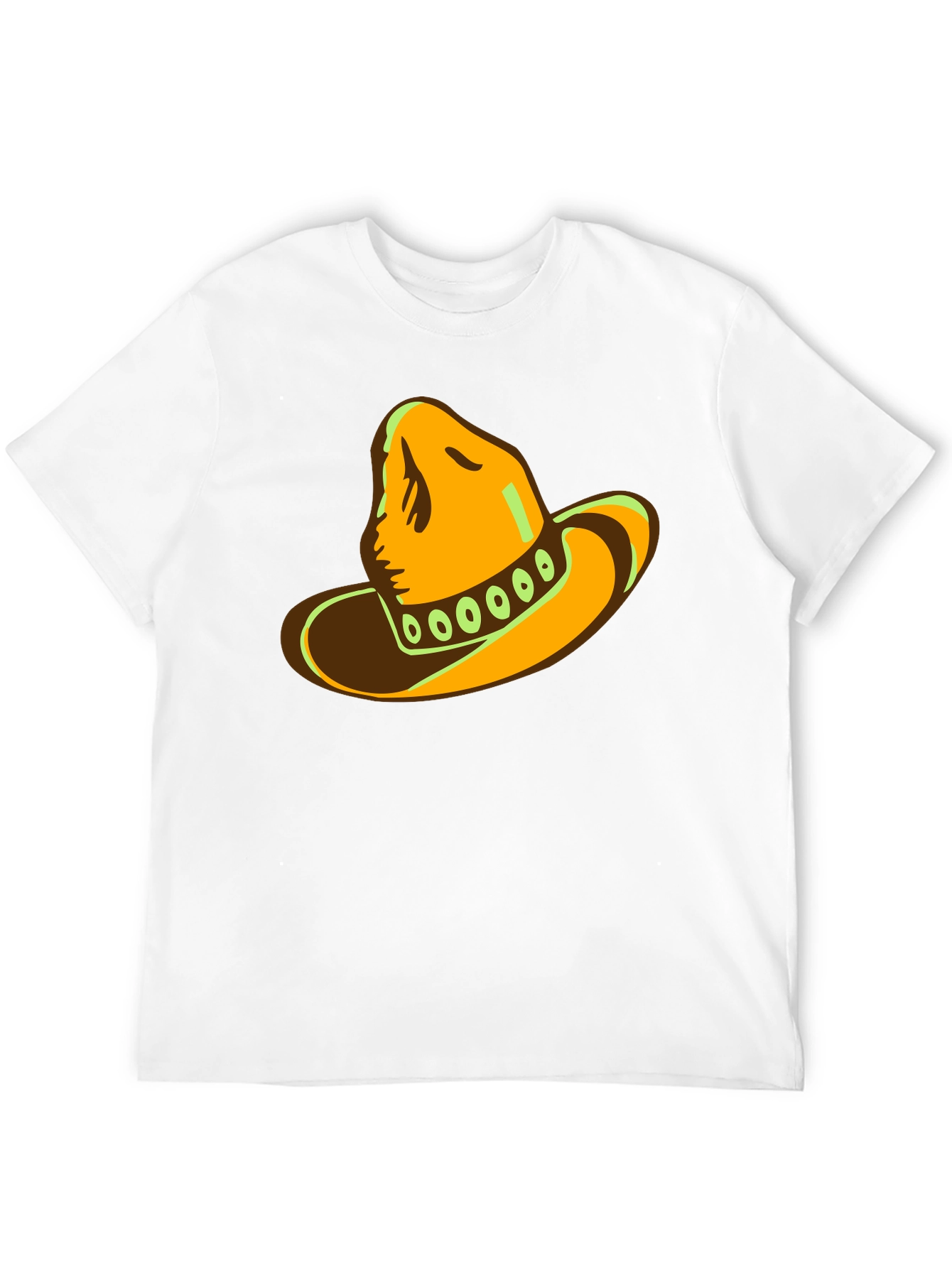 Cool Sombrero Graphic Black T-Shirt