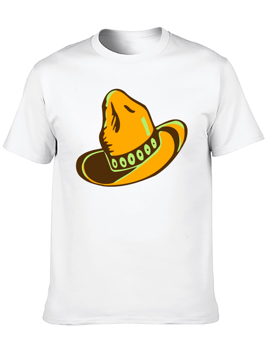 Cool Sombrero Graphic Black T-Shirt