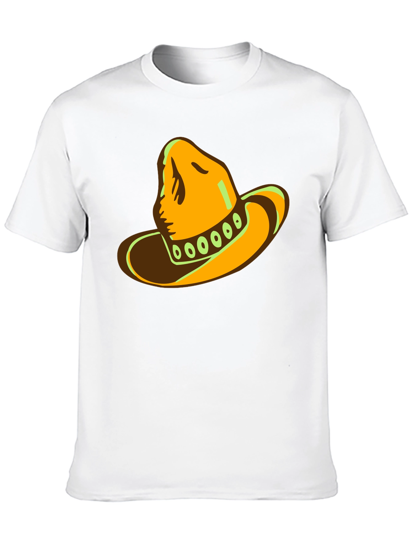 Cool Sombrero Graphic Black T-Shirt