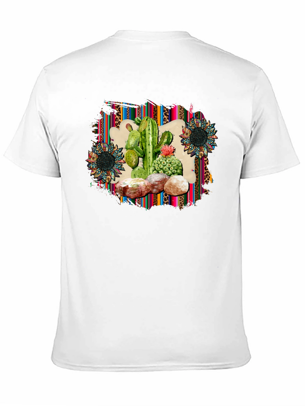 Cactus & Sunflower Graphic Print Tee