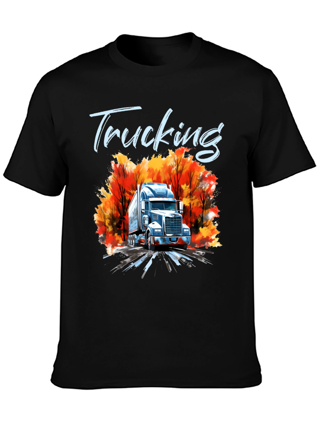 Trucking Fall T-Shirt | Unique Design