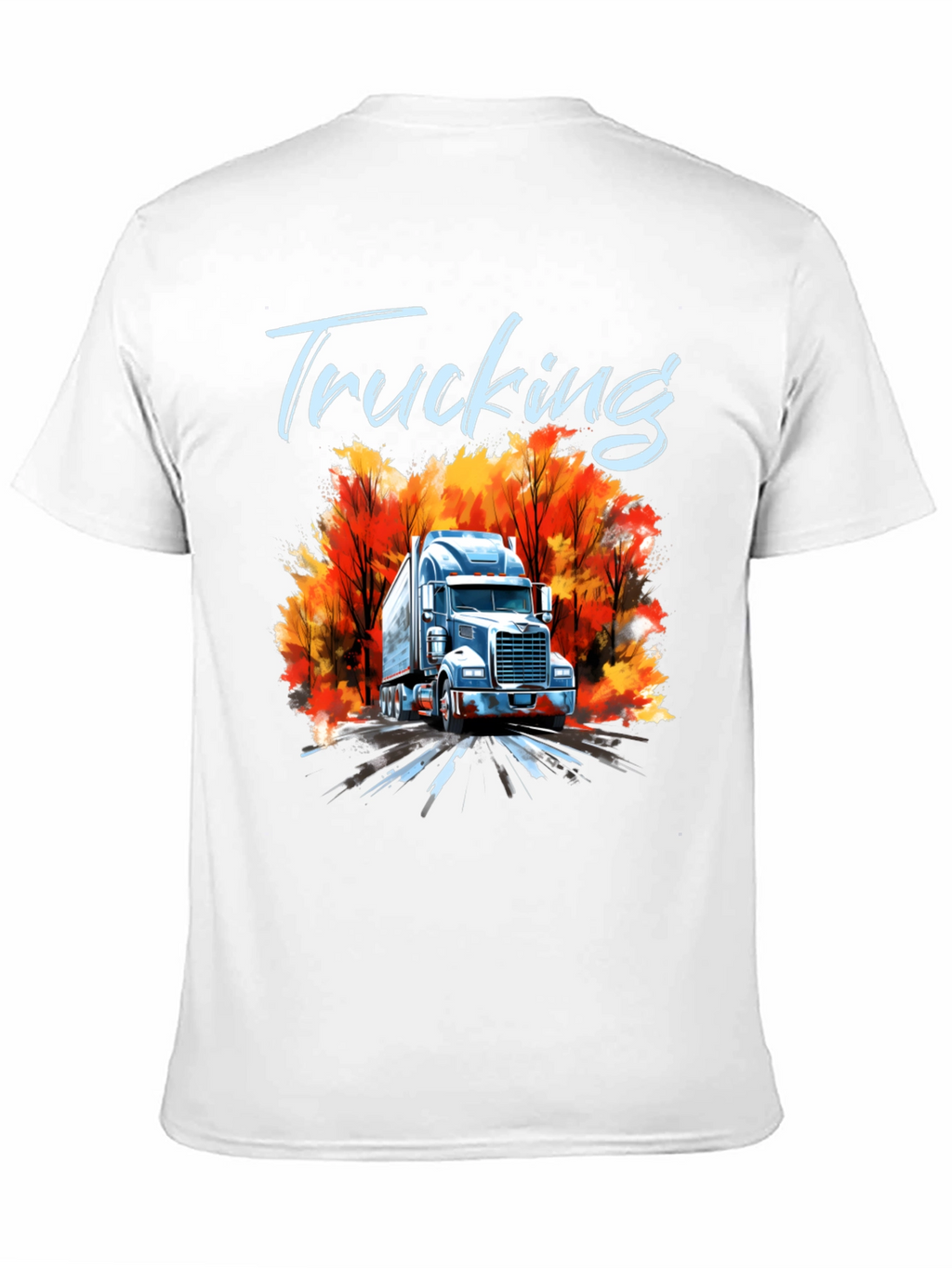 Trucking Fall T-Shirt | Unique Design