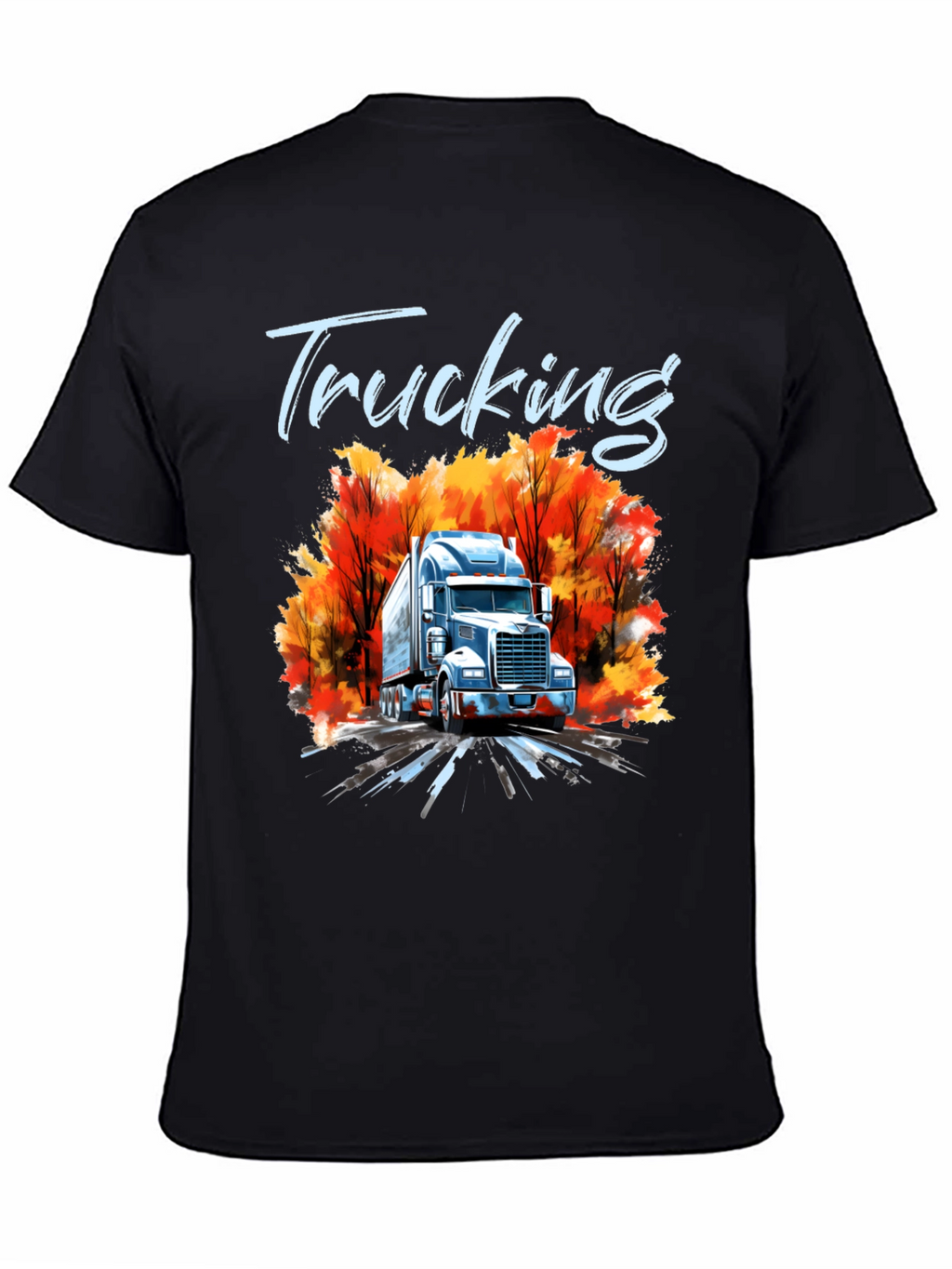 Trucking Fall T-Shirt | Unique Design