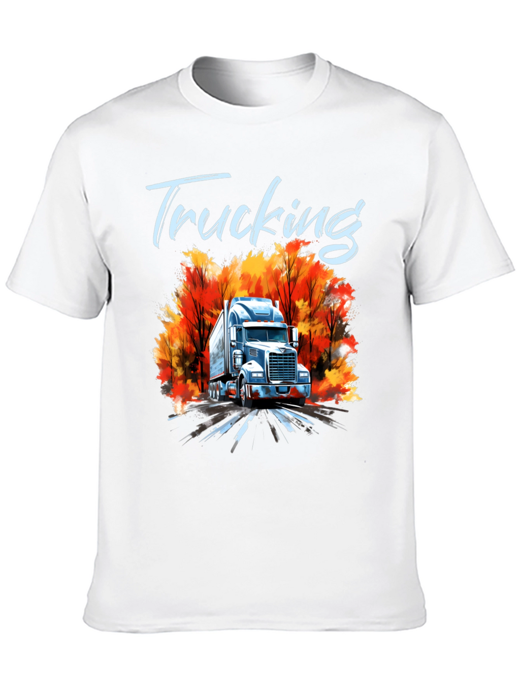 Trucking Fall T-Shirt | Unique Design