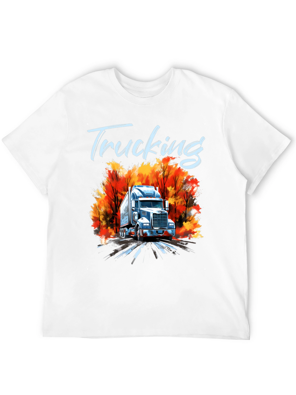 Trucking Fall T-Shirt | Unique Design