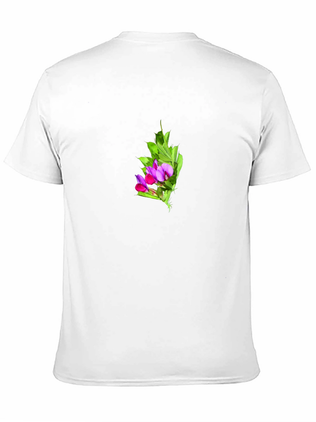 Floral Print Black T-Shirt