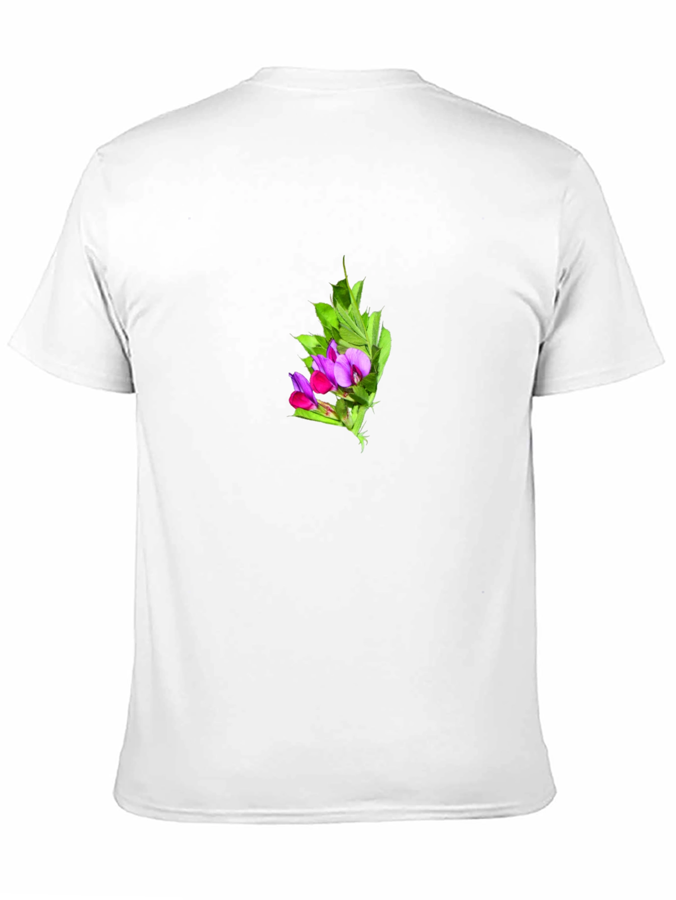 Floral Print Black T-Shirt