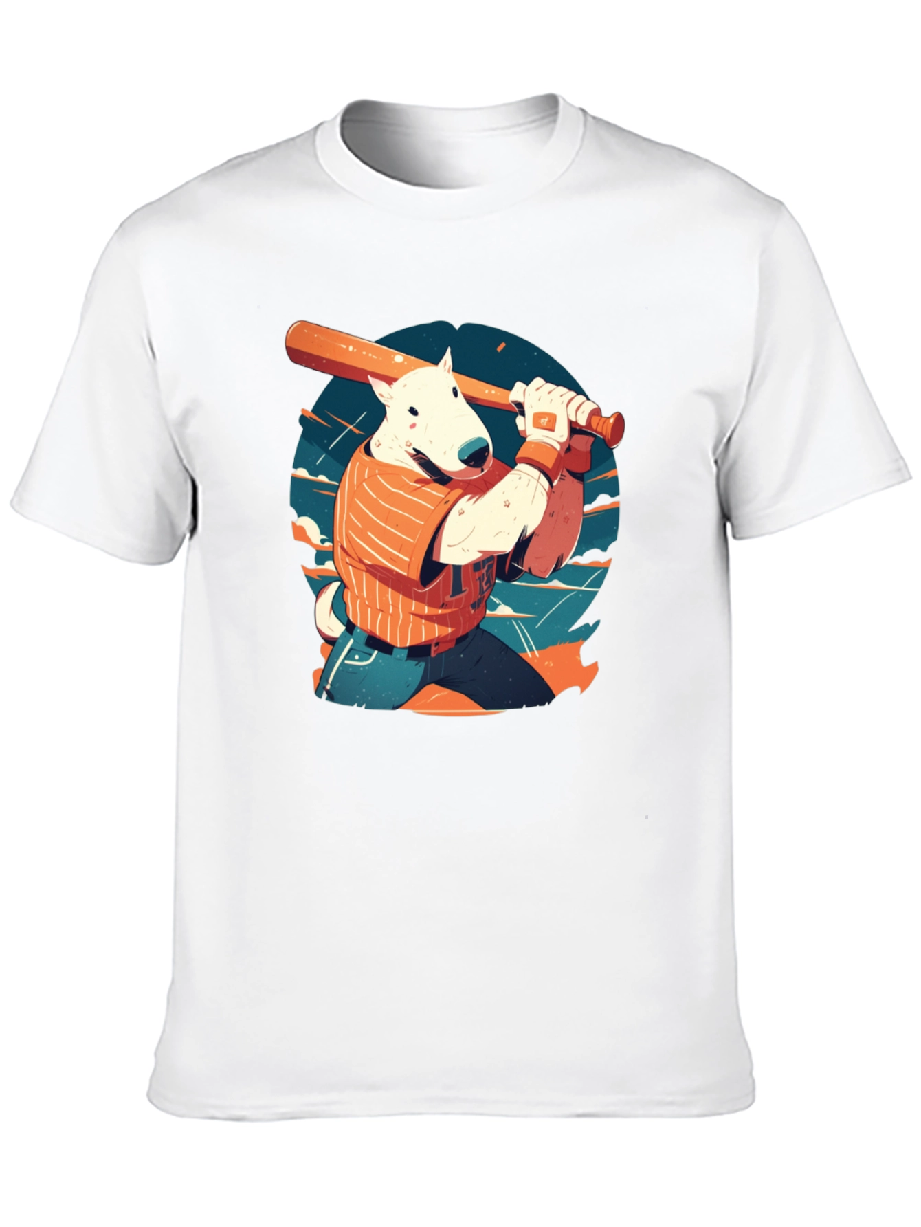 Baseball Dog Graphic Tee