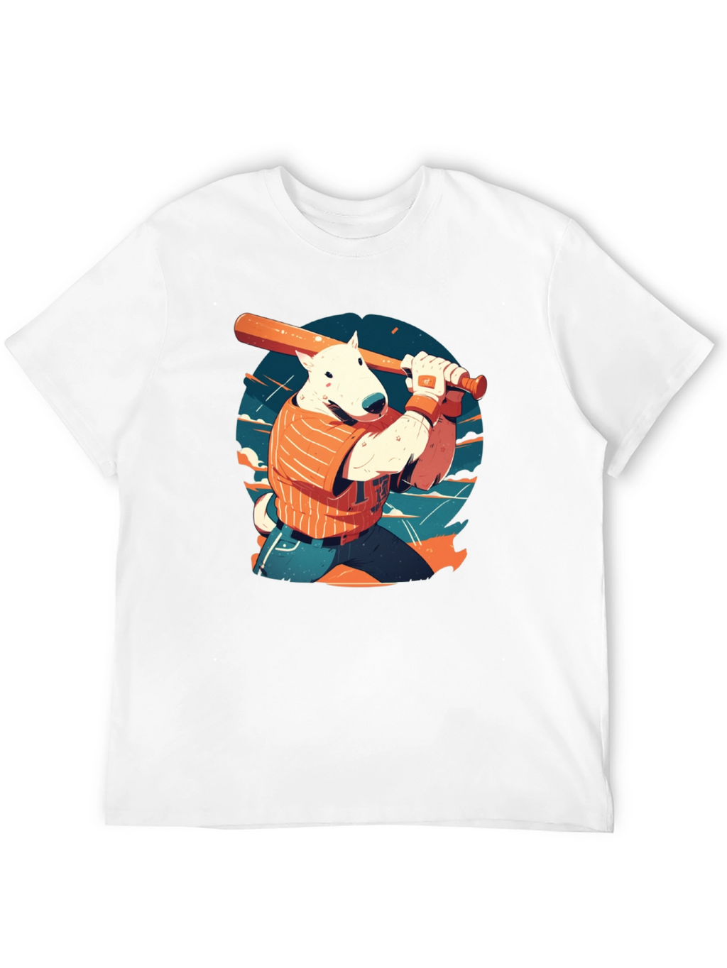 Baseball Dog Graphic Tee