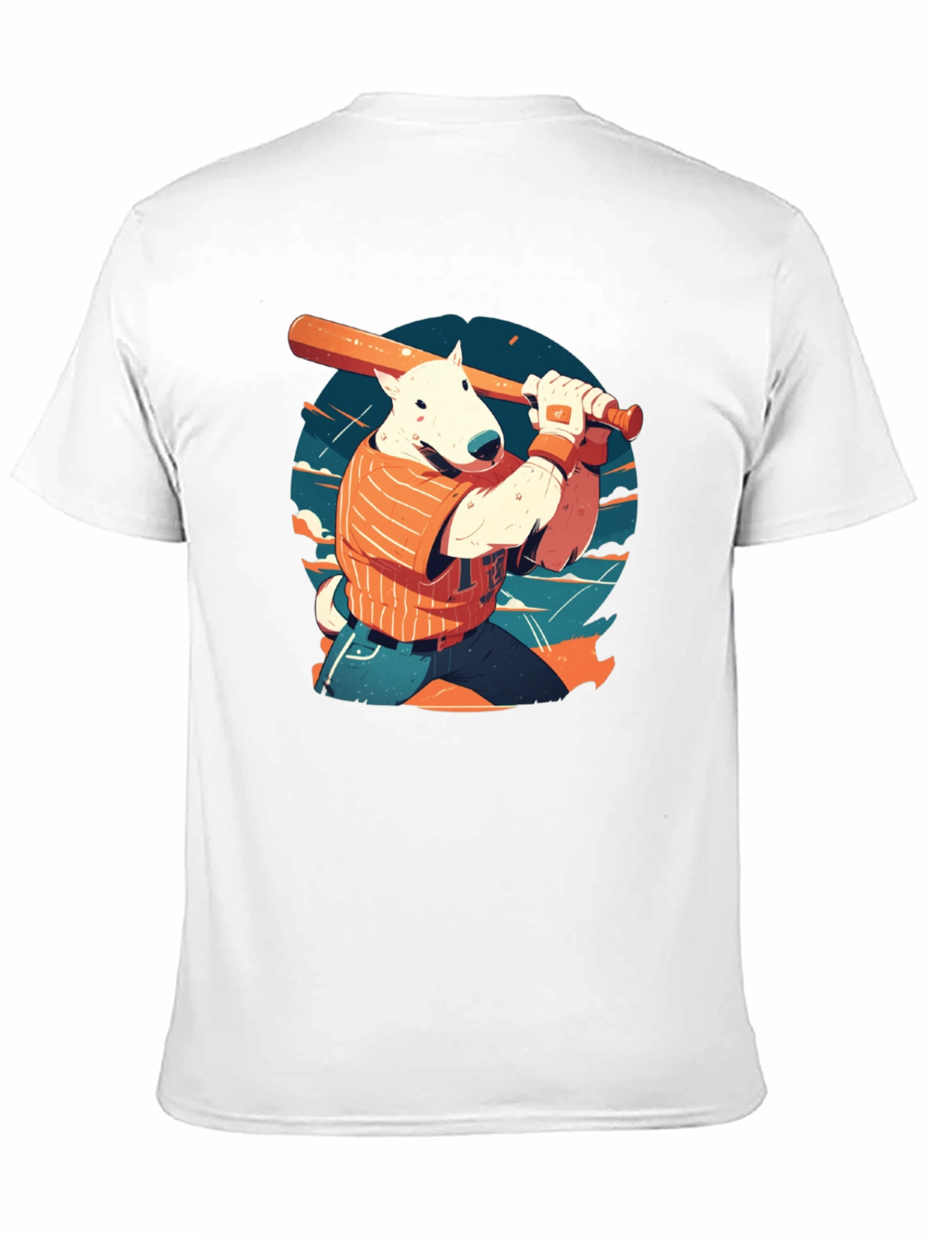 Baseball Dog Graphic Tee