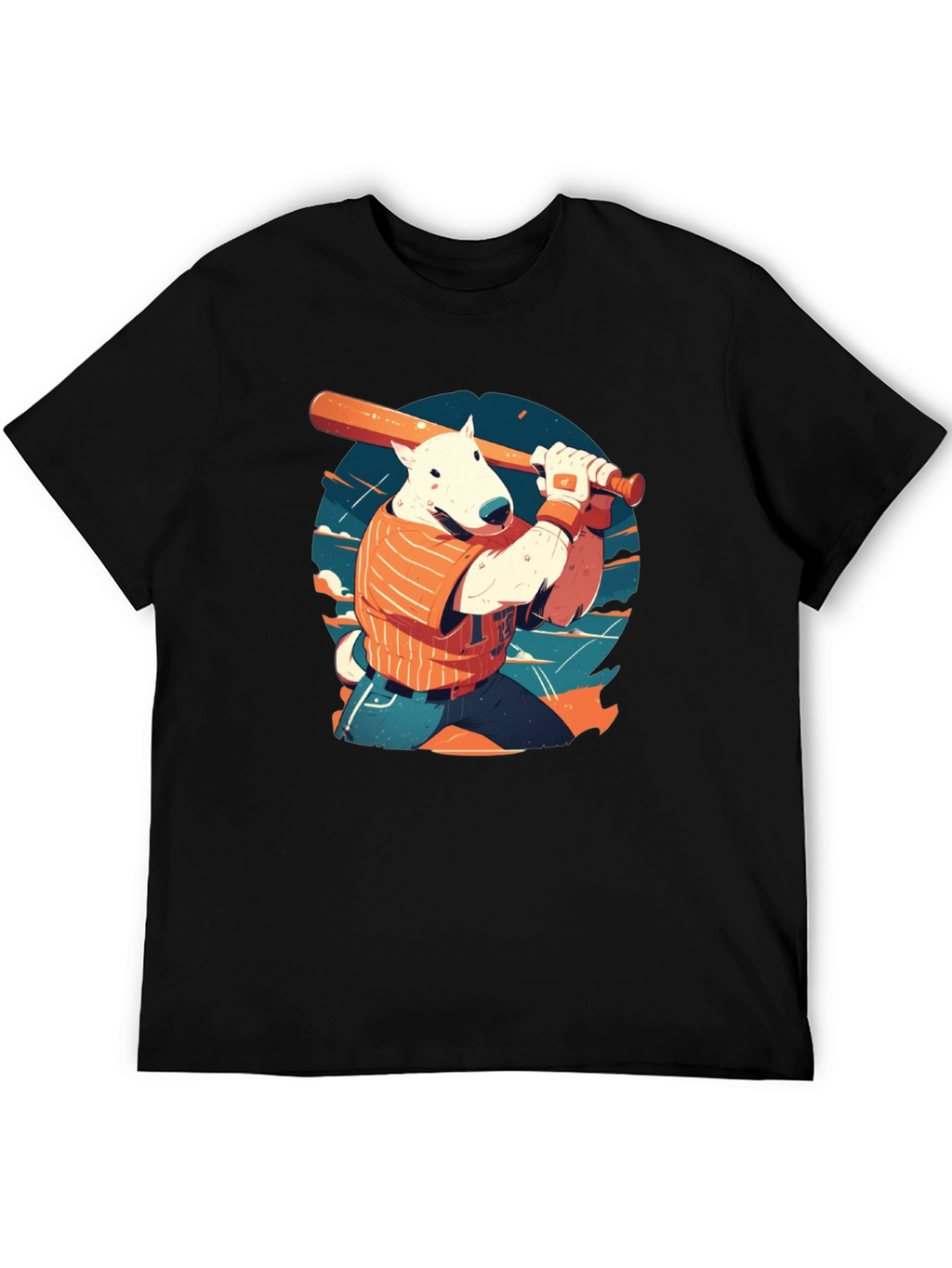 Baseball Dog Graphic Tee